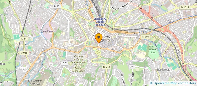 localisation de l'entreprise UNION CREDIT FAMILIAL INDUSTRIEL SAVOIE  CHAMBERY