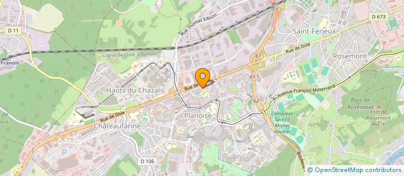 localisation de l'entreprise UNION CULTURELLE ET HUMANITAIRE BIH MIZO à BESANCON