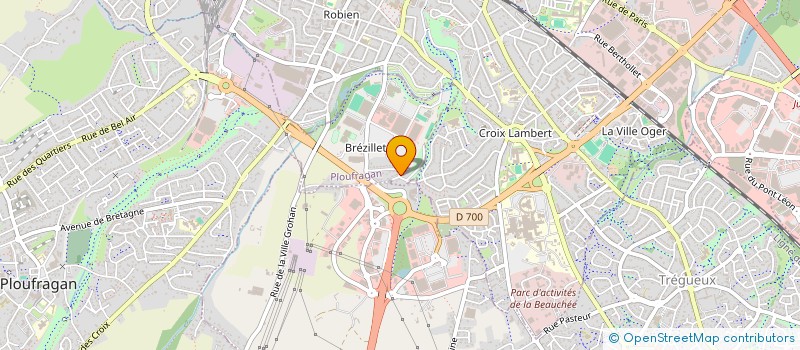 localisation de l'entreprise UNION CYCLISTE BRIOCHINE à SAINT-BRIEUC