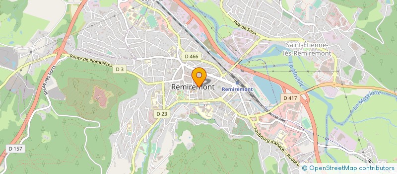 localisation de l'entreprise UNION CYCLISTE DE REMIREMONT  REMIREMONT