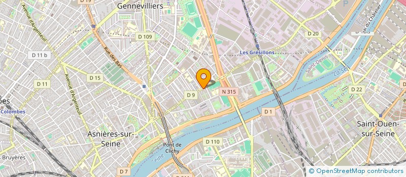 localisation de l'entreprise UNION CYCLISTE FRANCO BURKINABE  ASNIERES-SUR-SEINE