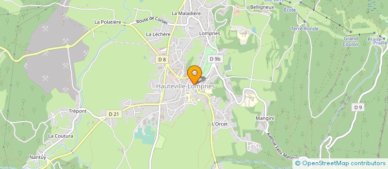 localisation de l'entreprise UNION CYCLISTE HAUTEVILLE ALBARINE VALRO à PLATEAU D'HAUTEVILLE