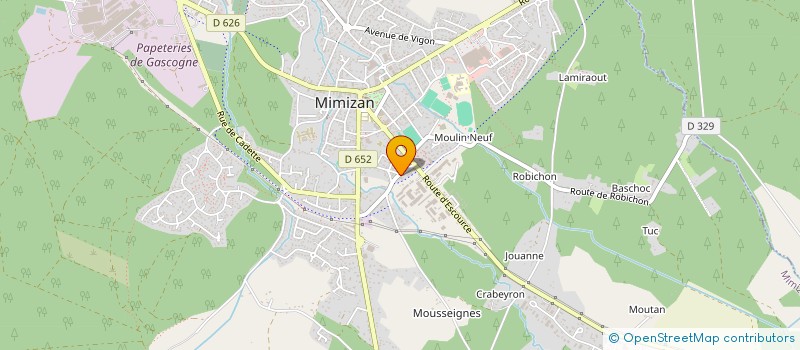 localisation de l'entreprise UNION CYCLISTE MIMIZANAISE à MIMIZAN