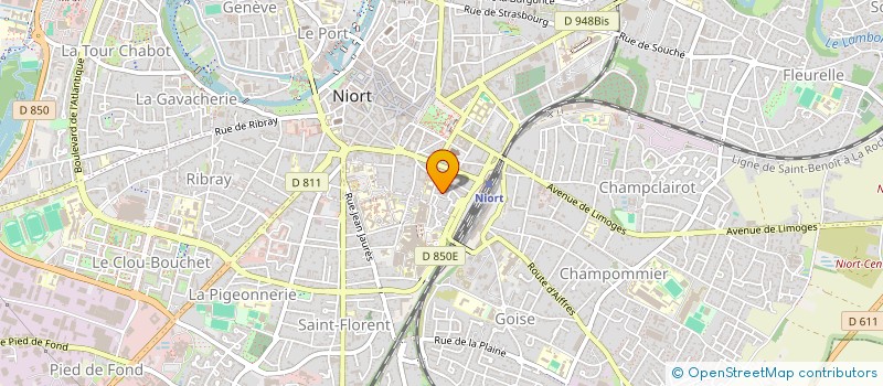 localisation de l'entreprise UNION CYCLISTE NIORTAISE  NIORT