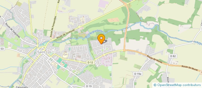 localisation de l'entreprise UNION CYCLISTE SAINTE FOYENNE  SAINTE-FOY-DE-PEYROLIERES