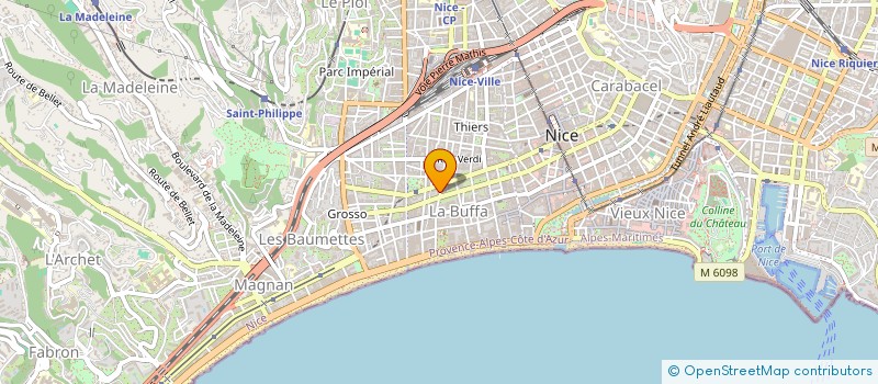 localisation de l'entreprise UNION D'AZUR à NICE