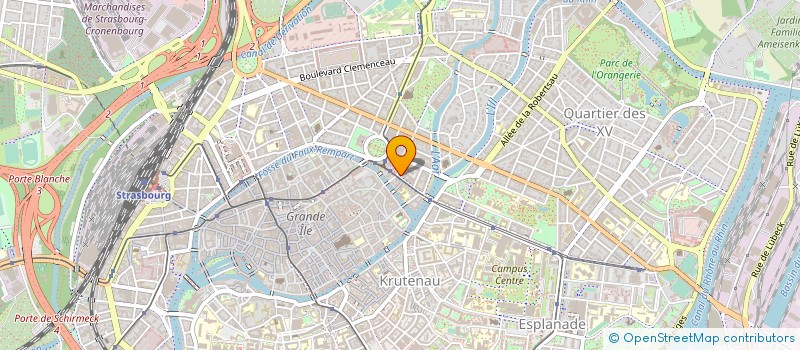 localisation de l'entreprise UNION D EPARGNE CREDIT MUT PT à STRASBOURG
