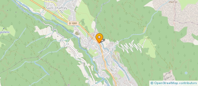 localisation de l'entreprise UNION D'ETABLISSEMENTS ET DE SERVICES DE SANTE DU BRIANCONNAIS  BRIANCON