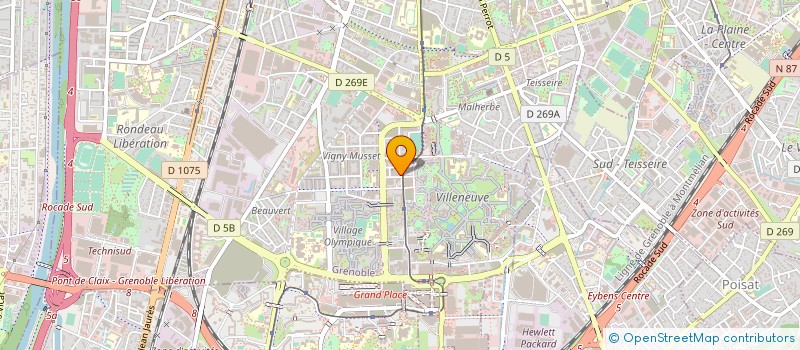 localisation de l'entreprise UNION D'INITIATIVES CITOYENNES ET ETHIQUES  GRENOBLE