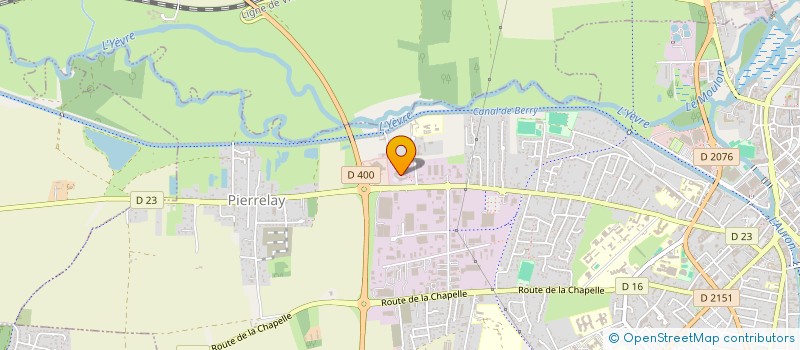 localisation de l'entreprise UNION DALE SAPEURS POMPIERS DU CHER  BOURGES