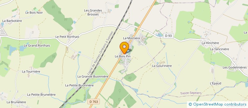 localisation de l'entreprise UNION DANSES à MONTAIGU-VENDEE