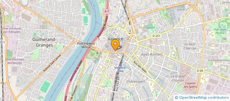 localisation de l'entreprise UNION DDEN 26 à VALENCE