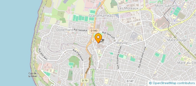 localisation de l'entreprise UNION DE BLEVILLE à LE HAVRE