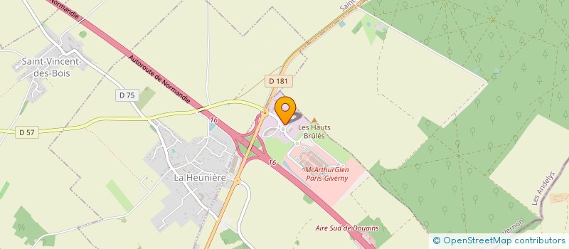 localisation de l'entreprise UNION DE COOPERATIVES AGRICOLES SITERA  DOUAINS