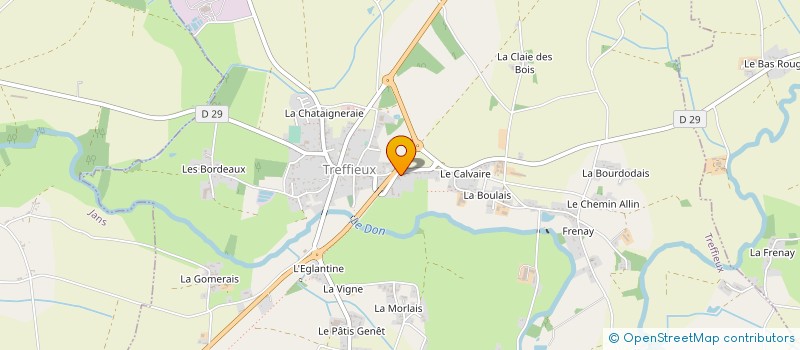 localisation de l'entreprise UNION DE CUMA  COMPT'APPUI  TREFFIEUX