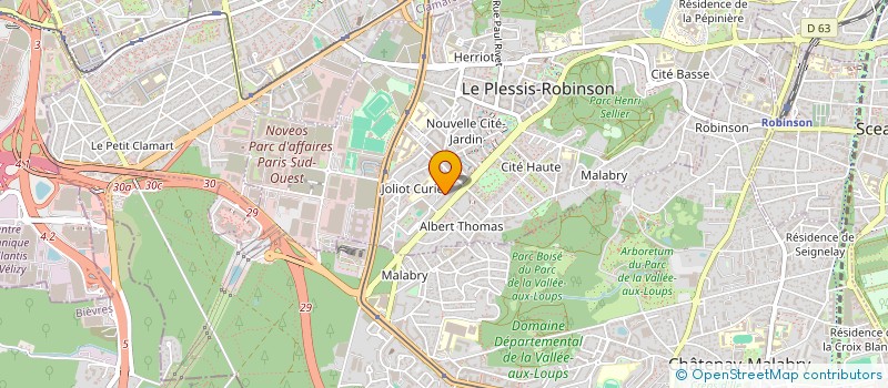 localisation de l'entreprise UNION DE DEFENSE ET D'INFORMATION DES LOCATAIRES  LE PLESSIS-ROBINSON