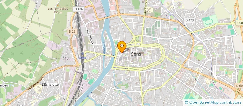 localisation de l'entreprise UNION DE DISTRICT P.E.E.P. à SENS