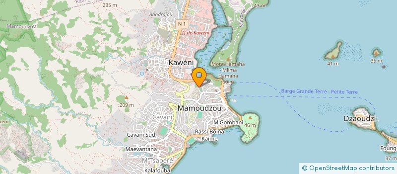 localisation de l'entreprise UNION DE DZAHANI-BAMBAO DE MAYOTTE à MAMOUDZOU