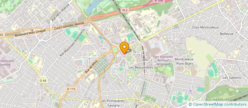 localisation de l'entreprise UNION DE GARDIENNAGE ET SECURITE à SEVRAN