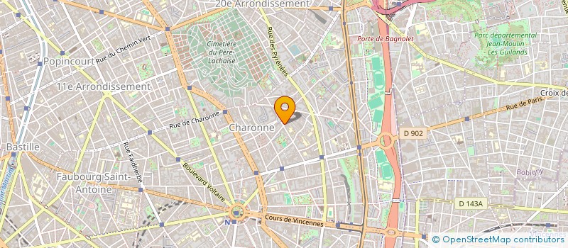 localisation de l'entreprise UNION DE LA DIASPORA DE WILLIAMS-VILLE (UDW)  PARIS