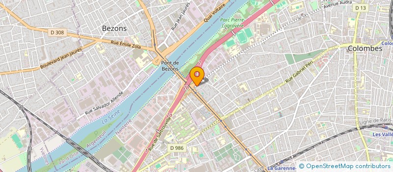 localisation de l'entreprise UNION DE LA DIASPORA DES ZIKIES EN FRANCE  COLOMBES