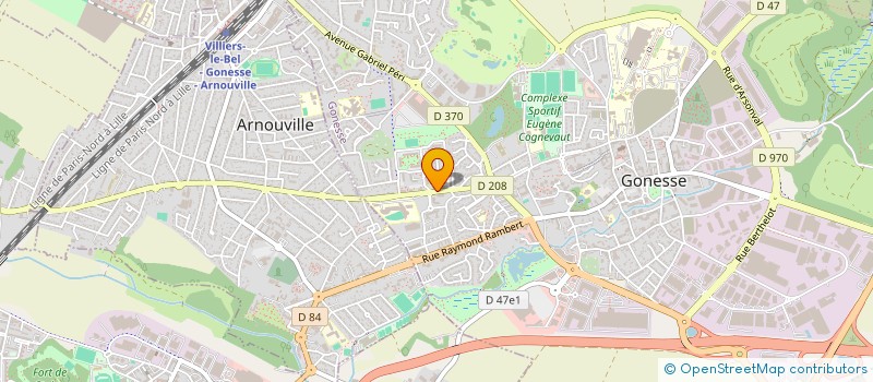 localisation de l'entreprise UNION DE LA JEUNESSE CAMEROUNAISE  GONESSE