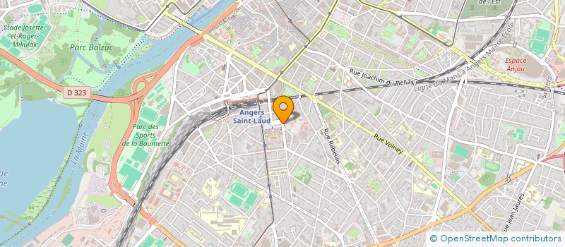 localisation de l'entreprise UNION DE MAINE ET LOIRE DES DELEGUES DEP DE L EDUCATION NATIONALE à ANGERS