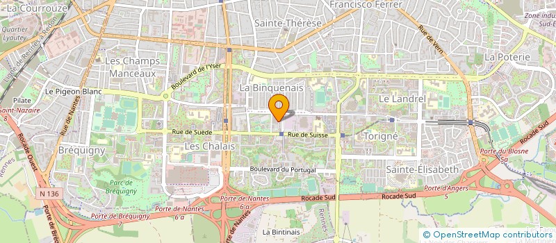 localisation de l'entreprise UNION DE MATETOIS BRETAGNE (UNIMAT BREIZH)  RENNES