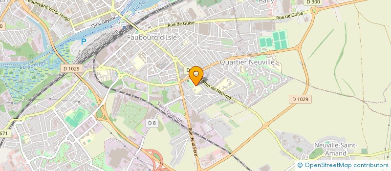 localisation de l'entreprise UNION DE PARENTS D'ELEVES SOLIDAIRE D'EUGENE CORRETTE  SAINT-QUENTIN