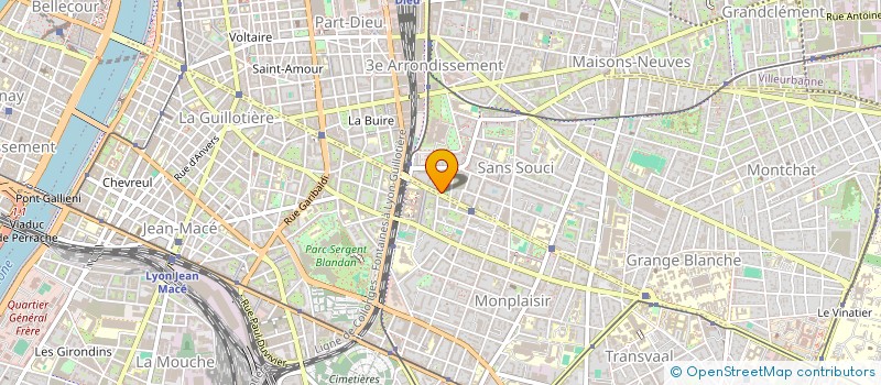 localisation de l'entreprise UNION DE PREVOYANCE ENTREPRISES SUD EST à LYON