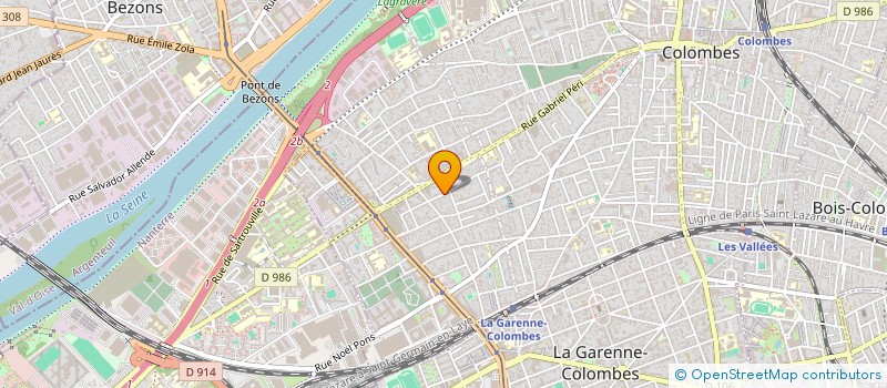 localisation de l'entreprise UNION DE SANTE  COLOMBES