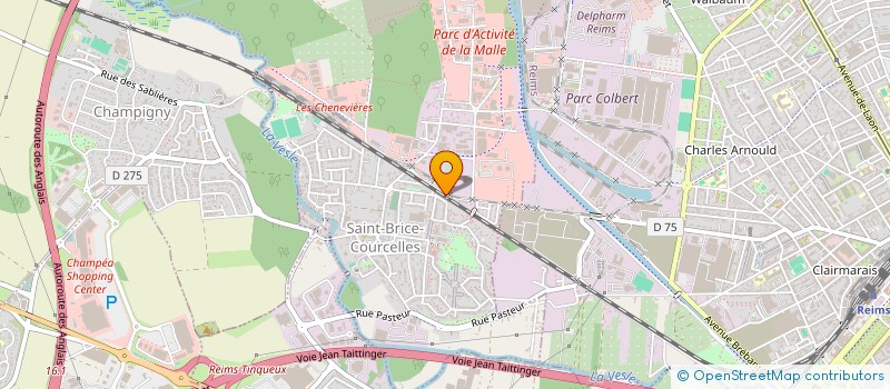 localisation de l'entreprise UNION DEMOCRATE  SAINT-BRICE-COURCELLES