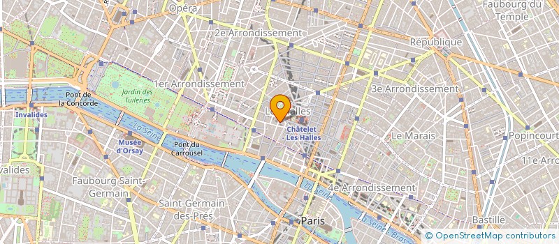 localisation de l'entreprise UNION DEMOCRATE POUR LE PROGRES à PARIS