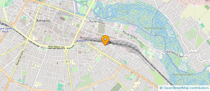 localisation de l'entreprise UNION DEP ACCUEIL URGENCE SOCIALE 80 à AMIENS