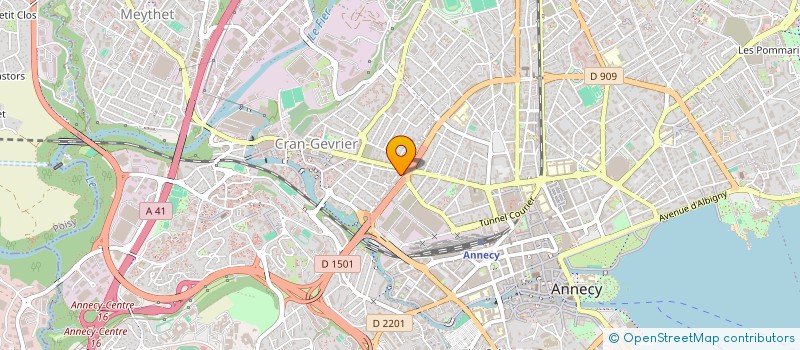 localisation de l'entreprise UNION DEP ASS PARENTS PERSONNES HANDICAP à ANNECY