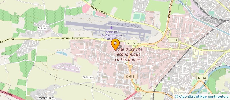 localisation de l'entreprise UNION DEP ASSOCIATION FAMILIALES à CARCASSONNE
