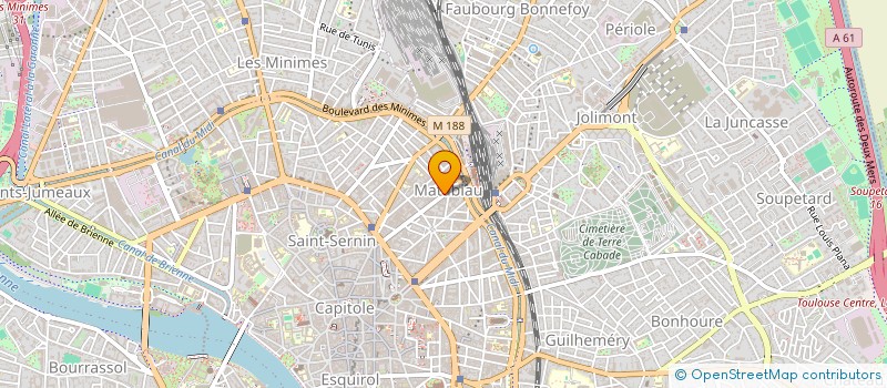 localisation de l'entreprise UNION DEP ASSOCIATIONS FAMILIALES à TOULOUSE