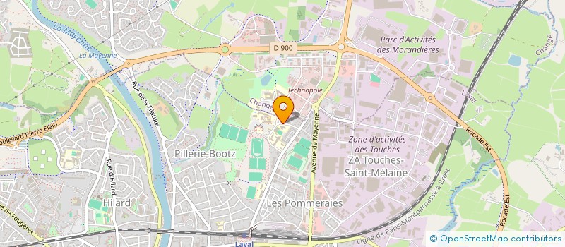 localisation de l'entreprise UNION DEP ASSOCIATIONS FAMILIALES à LAVAL