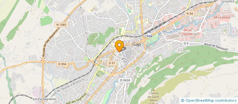 localisation de l'entreprise UNION DEP CFDT HAUTES ALPES à GAP