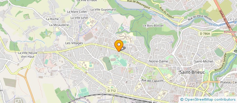 localisation de l'entreprise UNION DEP CGT à SAINT-BRIEUC
