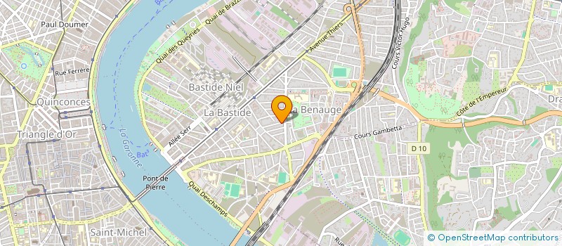 localisation de l'entreprise UNION DEP COM QUA FETES BORD GIR  BORDEAUX