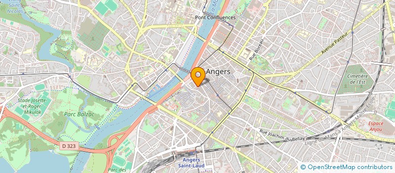 localisation de l'entreprise UNION DEP COMITES DES FETES M&L à ANGERS