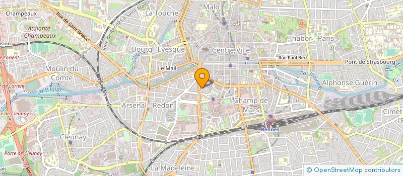 localisation de l'entreprise UNION DEP CONFEDERATION GENERALE CADRE à RENNES