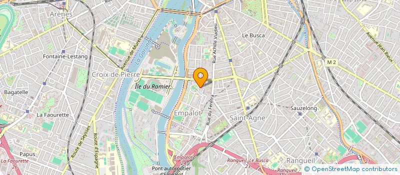 localisation de l'entreprise UNION DEP CONSO LOGEMENT CADRE VIE HTE G  TOULOUSE