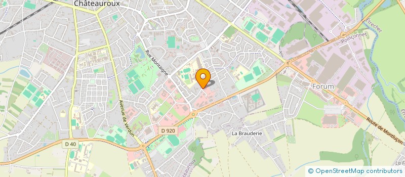 localisation de l'entreprise UNION DEP DES ASS FAMILIALES à CHATEAUROUX