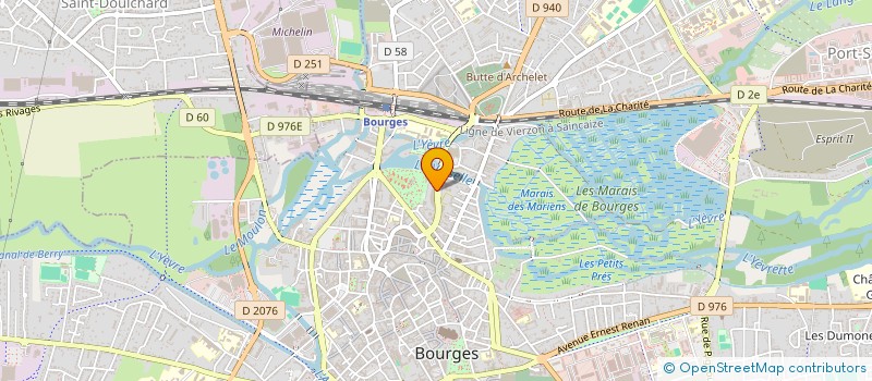 localisation de l'entreprise UNION DEP DES ASS FAMILIALES DU CHER à BOURGES