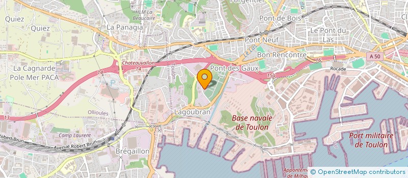 localisation de l'entreprise UNION DEP DES PREMIERS SECOURS DU VAR  TOULON