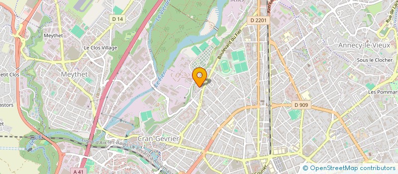 localisation de l'entreprise UNION DEP DES SYNDICATS CFTC  ANNECY