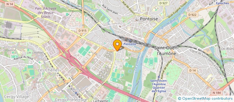 localisation de l'entreprise UNION DEP ELUS SOCIALISTES ET REPUBLIC  PONTOISE