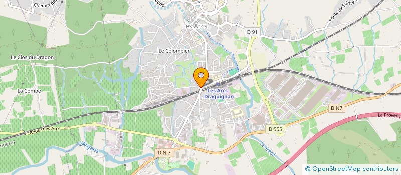 localisation de l'entreprise UNION DEP FEDEREE ASS DON SANG BENEV VAR à LES ARCS